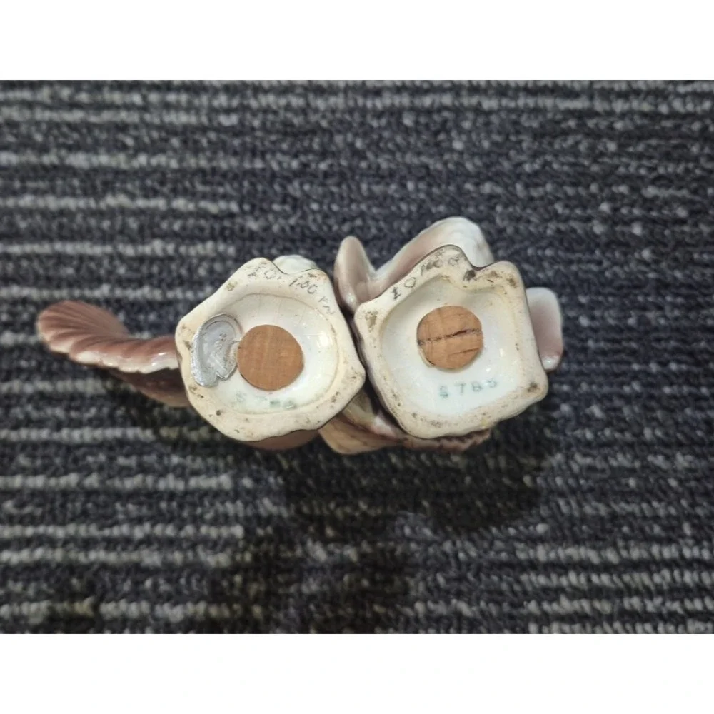 Vintage Ceramic Owl Salt & Pepper Shakers Made in Japan 3 inch‎